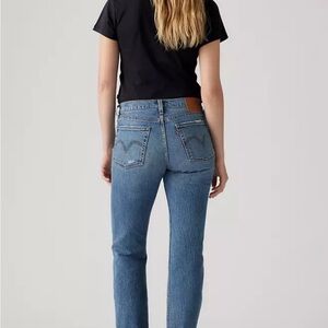 Levi's Blue Straight Leg Women's Jeans